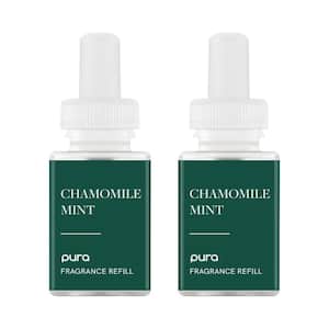 Chamomile Mint - Fragrance Refill Dual Pack - Smart Vial - Targets Bathroom Malodor - For Smart Fragrance Diffusers