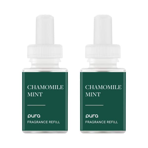 Pura Chamomile Mint - Fragrance Refill Dual Pack - Smart Vial - Targets Bathroom Malodor - For Smart Fragrance Diffusers