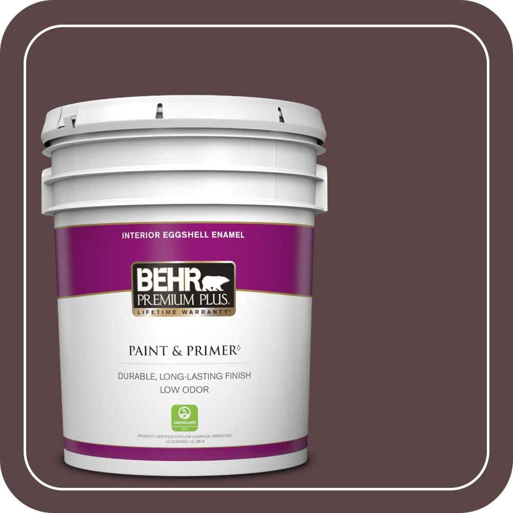 5 gal. #BNC-31 Mahogany Spice Eggshell Enamel Low Odor Interior Paint & Primer price history on PriceWatchPro