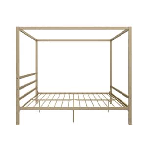Rory Gold Metal King Canopy Bed
