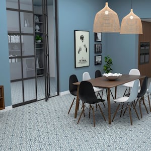 Berkeley Blue 17-5/8 in. x 17-5/8 in. Ceramic Floor and Wall Tile (13.14 sq. ft./Case)