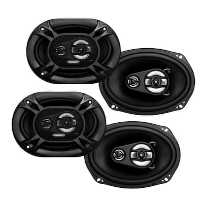 4 Soundstorm SSL EX369 6 in. x 9 in. 3-Way 300-Watt Car Audio Stereo Coaxial Speakers
