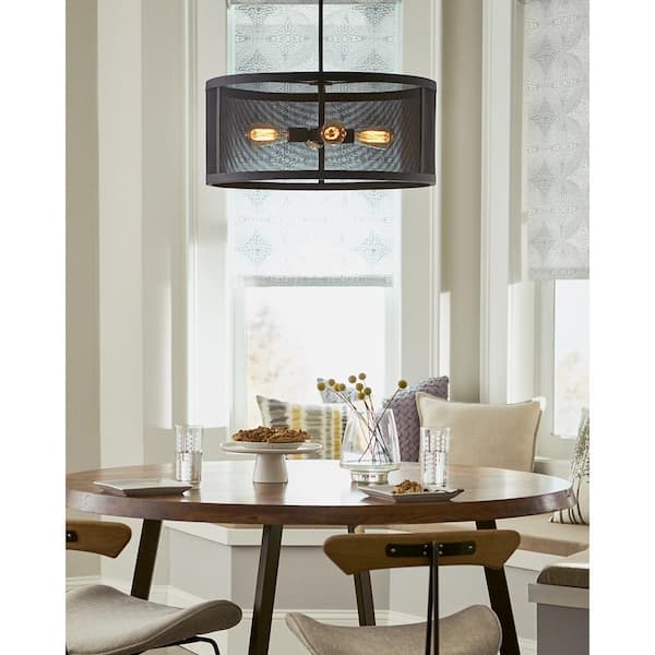 Gereon 4-Light Black Pendant