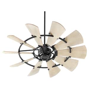 Windmill 52 in. Indoor Noir Ceiling Fan with Wall Control