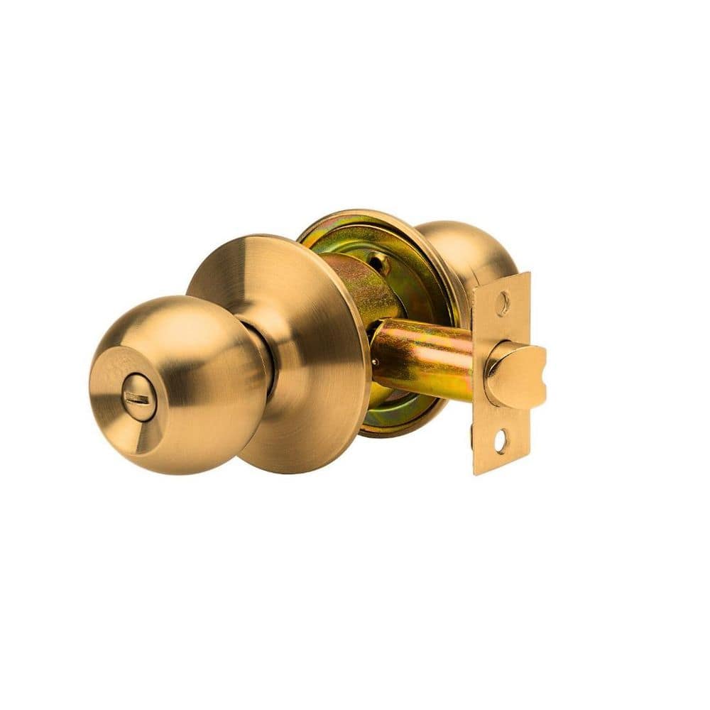 GLC Series Antique Brass Grade 3 Commercial/Residential Bed/Bath Privacy Door Knob with Lock price history on PriceWatchPro
