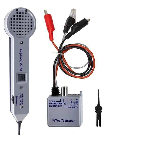 Vrbgify Line Tracking Signal Tester Kit with Probe 200EP Cable Identifier for Low Voltage Circuits Wire Fault Detector Tool