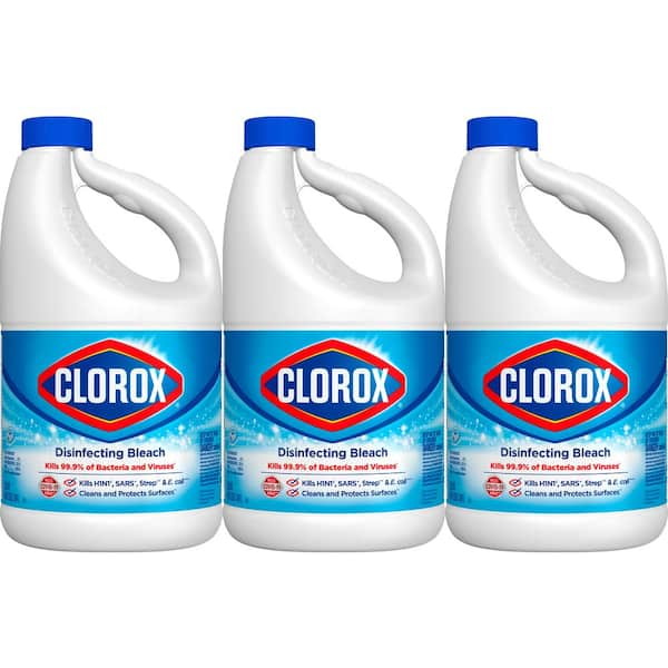 Clorox 81 oz. Concentrated Regular Disinfecting Liquid Bleach Cleaner  (6-Pack) C-311934849-6 - The Home Depot