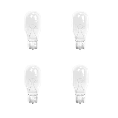 4-Watt Soft White (2700K) T5 Wedge Base Dimmable 12-Volt Landscape Garden Incandescent Light Bulb (4-Pack)