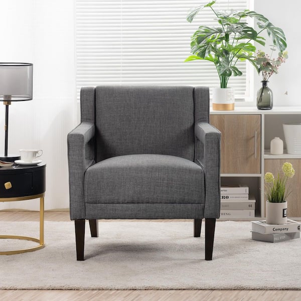 Charcoal deals gray armchair