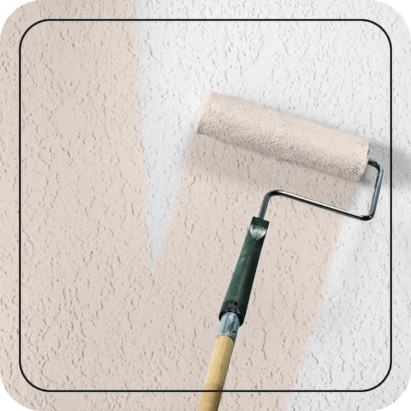 5 gal. #MS-01 White Onyx Satin Interior/Exterior Masonry, Stucco and Brick Paint