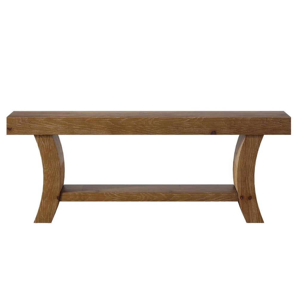 Ezlynn Solid Wood Brown TV Stand TV Console Low Entertainment Center Fits TV's up to 75 in. with Storage for Living Room price history on PriceWatchPro