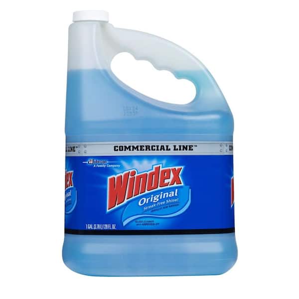 Windex 128 oz. Commercial Line Original Powerized Glass Cleaner Refill (4-Pack)