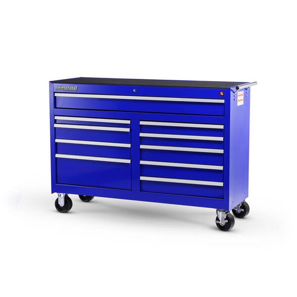 International Workshop Series 54 in. 10-Drawer Cabinet, Blue