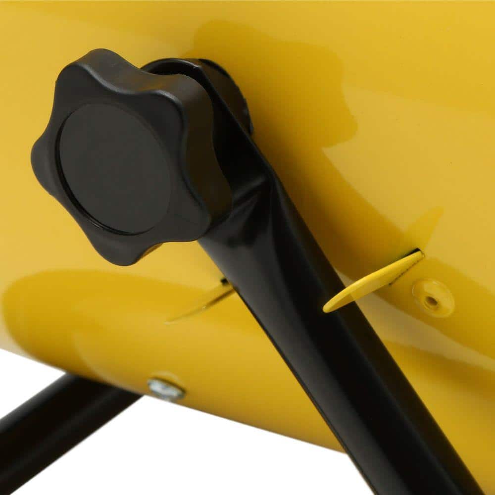 Dura Heat Yellow Stainless Steel Forced Air Heater with Thermostat
