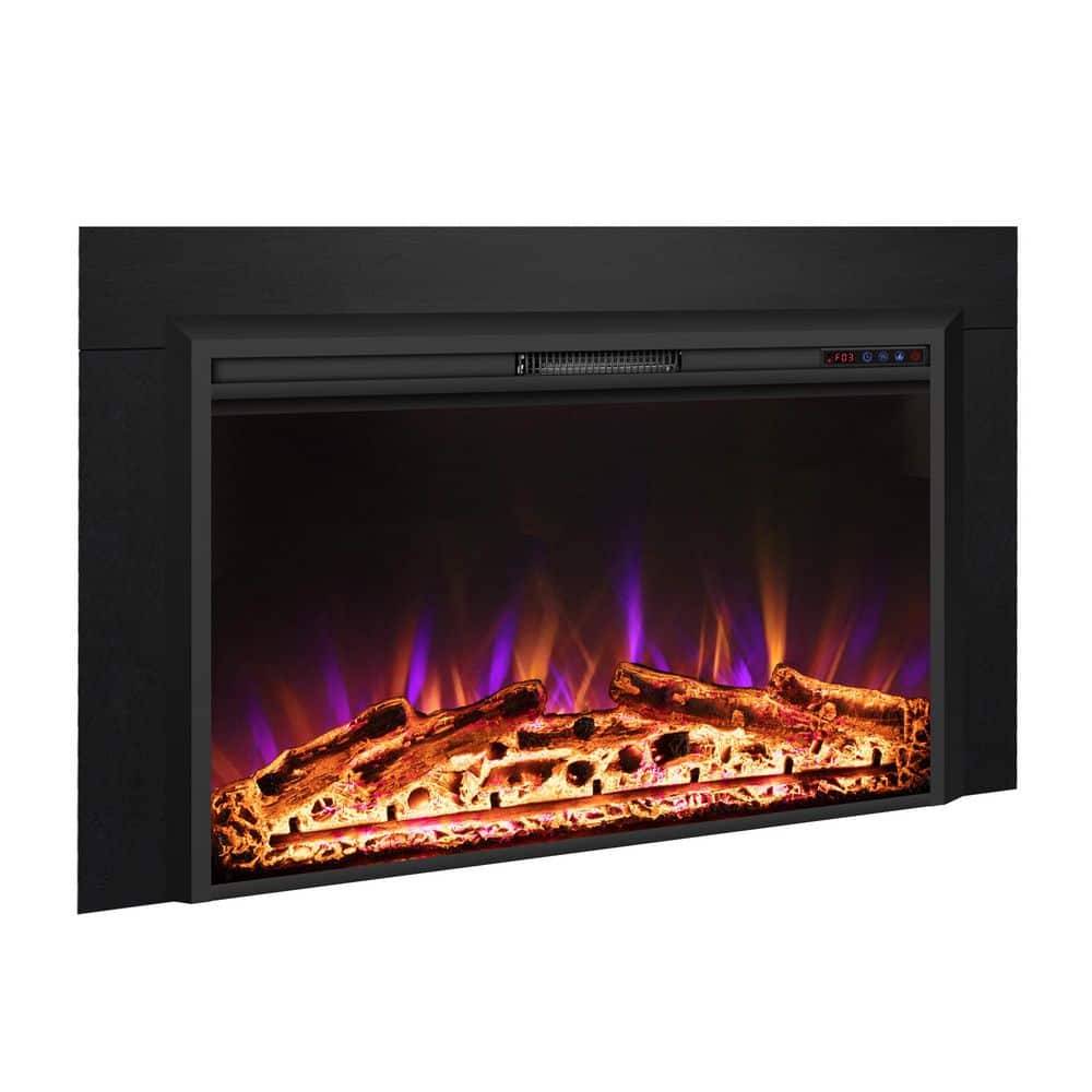 48.9 in. W Electric Fireplace Insert with Trim Kit, 3 Flames, 9H Timer, 48.9 in. W x 32.1 in. H x 6.5 in. D price history on PriceWatchPro