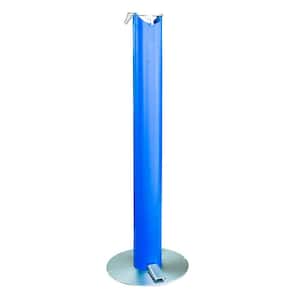 Touch Free Commercial Hand Sanitizer Dispenser Floor Stand Station in Blue