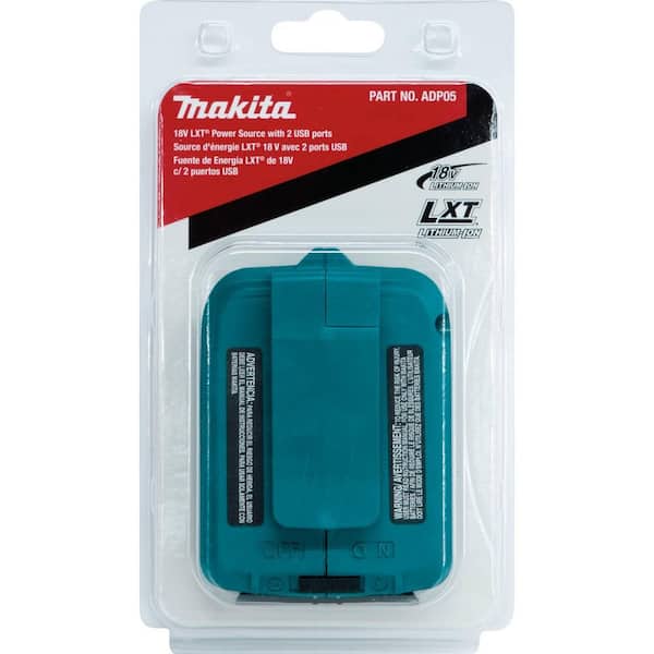 Makita ADP05 Chargeur USB à batteries 14,4V / 18V Li-Ion pour Smart Phone  et Tablettes