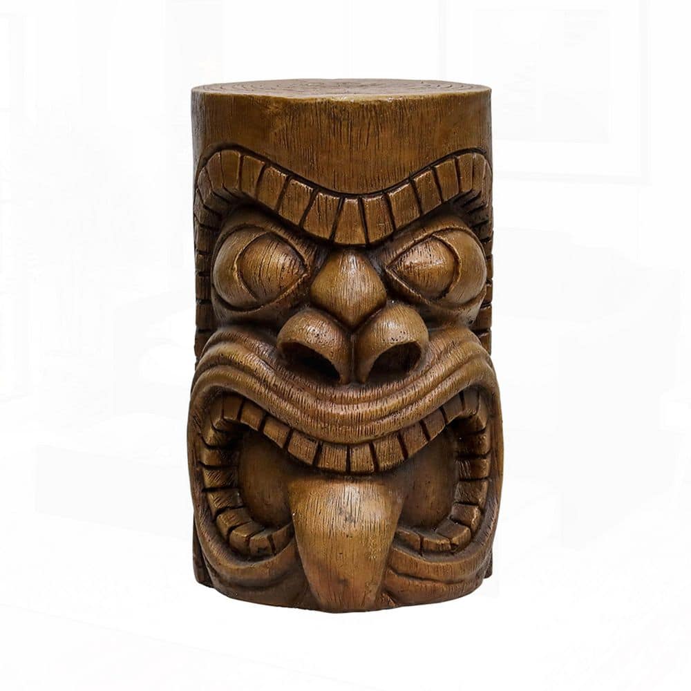 Tiki Kanaloa 19.6 in. Brown Concrete End Table Statue for Outdoor Patio, Garden, or Living Room Decor price history on PriceWatchPro