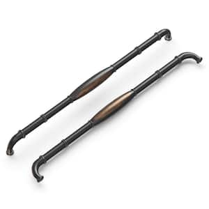 Williamsburg 24-3/8 in. (619 mm) Center-to-Center Oil-Rubbed Bronze Highlighted Appliance Pull (5-Pack)