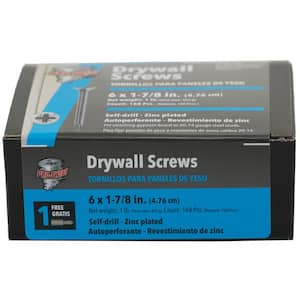 Pro-Twist #8 x 1 in. Phillips Pan-Head Drywall Screws (1 lb. Pack) NPD81001  - The Home Depot