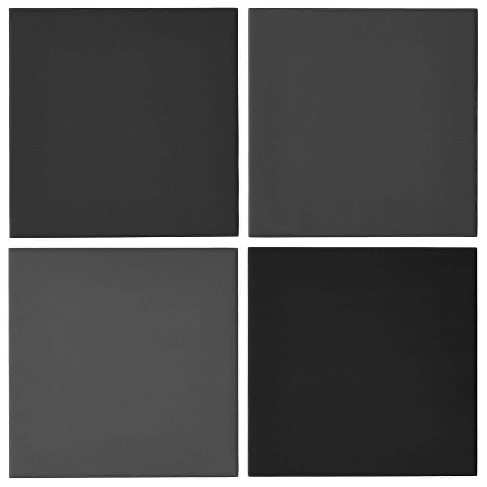 Reborn Charcoal Gray 4.84 in. x 0.35 in. Matte Porcelain Wall Tile Sample price history on PriceWatchPro