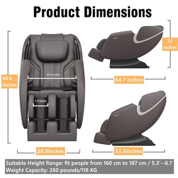 Black PU Leather Massage Lumbar Recliner Chair with Footrest and Bluetooth  Speakers HD-GT208M-BLACK - The Home Depot