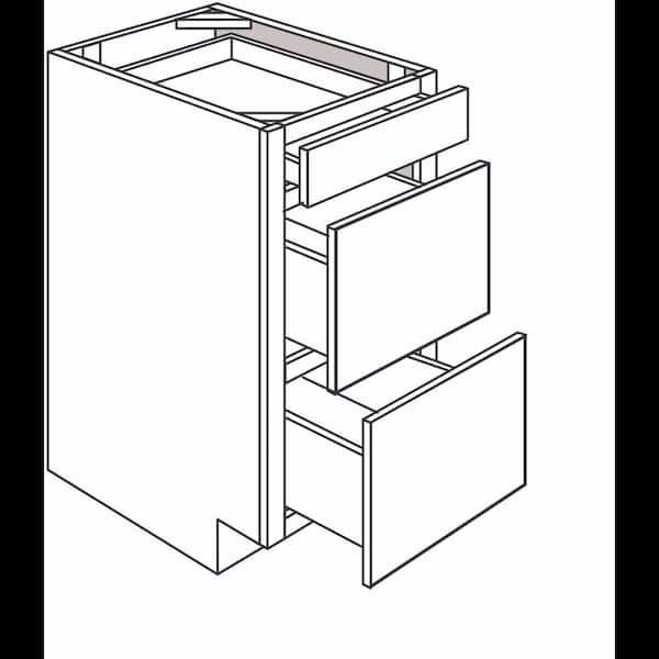 Hampton Bay Denver White Painted Shaker Stock Assembled Base Kitchen Cabinet (21 in. x 34.5 in. x 24 in.)