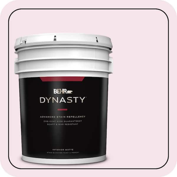 BEHR DYNASTY 5 gal. #690A-1 Zephyr Matte Interior Stain-Blocking Paint & Primer