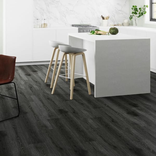 Take Home Sample - MaxCore Storm Black Luxury Vinyl Flooring