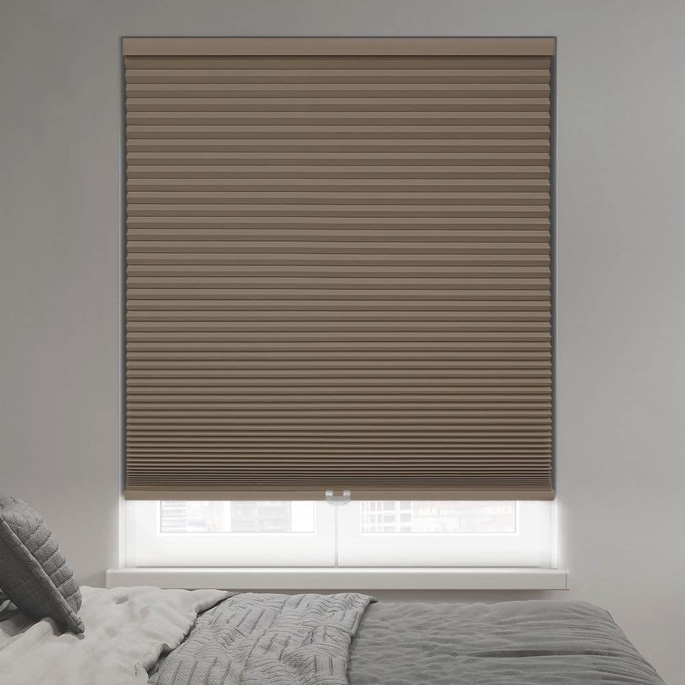 StyleWell EZ Stick No Drill No Tool Latte Cordless Blackout