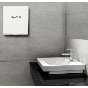 Willow Commercial White Brushed Stainless Stell High Speed Automatic Electric Hand Dryer