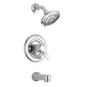 Innovations 1-Handle Wall Mount Tub and Shower Faucet Trim Kit in Chrome (Valve Not Included)