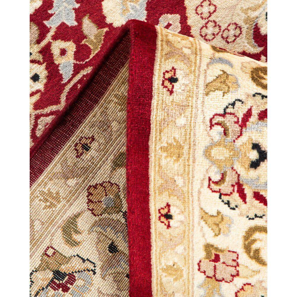 Hand-Knotted Red Wool 4' x 6' Oriental Area Rug