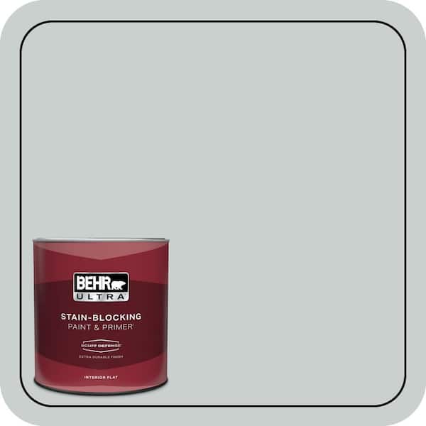 BEHR ULTRA 1 qt. #PPF-17 Foggy Morn Extra Durable Flat Interior Paint & Primer