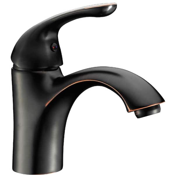 ANZZI Clavier Series Single Hole Single-Handle Mid-Arc Bathroom Faucet in Oil Rubbed Bronze