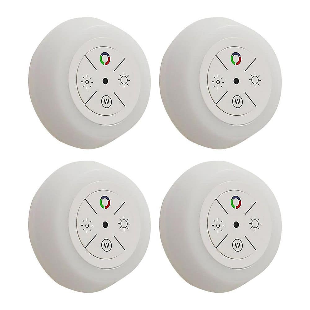 12-Color Changing Plug In LED Night Lights with Light Sensor (4-Pack) price history on PriceWatchPro