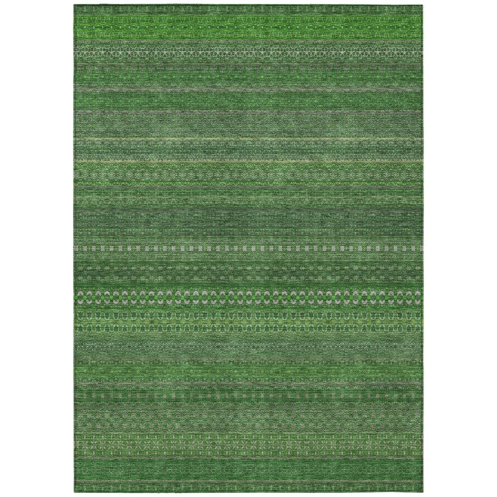 Addison Rugs Chantille ACN527 Fern 10 ft. x 14 ft. Machine Washable Indoor/Outdoor Geometric