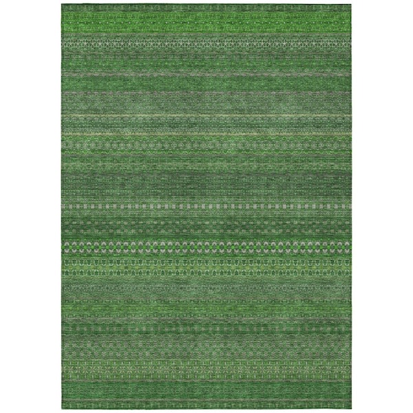 Addison Rugs Chantille ACN527 Fern 8 ft. x 10 ft. Machine Washable Indoor/Outdoor Geometric Area Rug