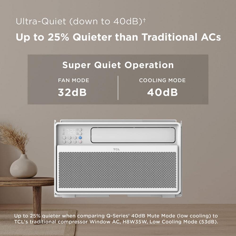 TCL 12,000 BTU Smart Inverter Window Air Conditioner with Remote