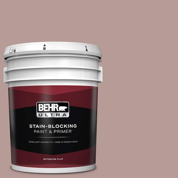 BEHR ULTRA 5 gal. #710B-4 Quiet Refuge Flat Exterior Paint & Primer