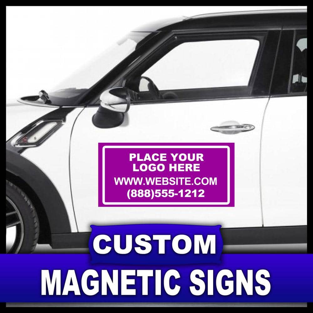 Buy 2 Pack of Blank Magnets with Rounded Corners, Blank Car Magnet