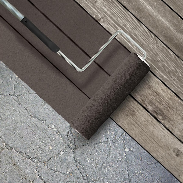 1 gal. #AE-24 Barn Brown Textured Low-Lustre Enamel Interior/Exterior Porch and Patio Anti-Slip Floor Paint
