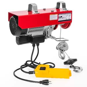 880 lbs. Professional Electric Steel Cable Hoist with Remote Control