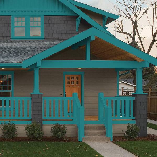 Glidden Premium 1 gal. PPG1147-6 Jade Jewel Semi-Gloss Exterior