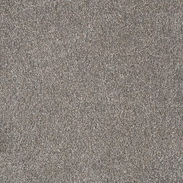 Home Decorators Collection Topaz II - Hideaway - Beige 55 oz. SD Polyester Texture Installed Carpet