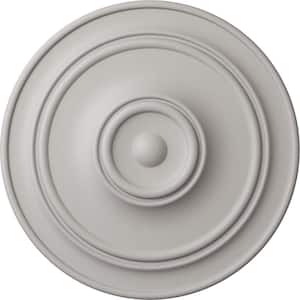 3-1/8 in. x 40-1/4 in. x 40-1/4 in. Polyurethane Small Classic Ceiling Medallion, Ultra Pure White