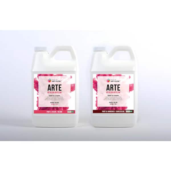 1 Gal. - Arte Crystal Clear Epoxy Resin For Thin Coating And Encasing of  Smaller Objects