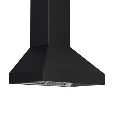 42 black range hood