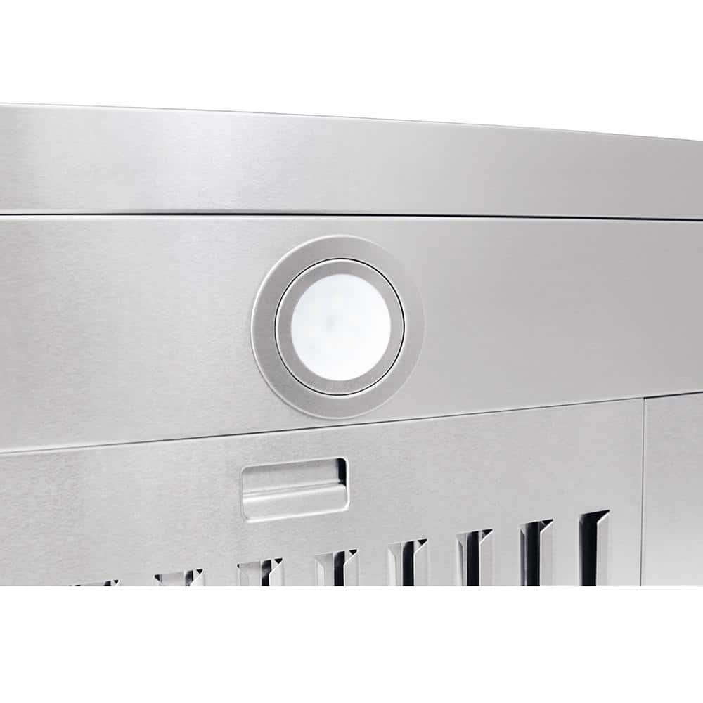 36-Inch Stainless Steel Under Cabinet Range Hood with LED Lights