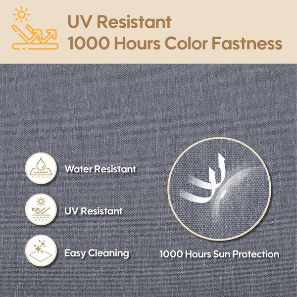 48 x 24 Replacement Outdoor Loveseat Cushion, Deep Seat Cushions